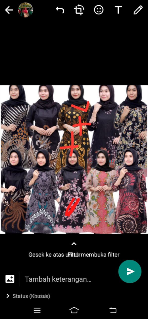 Tania New /tania Tunik Batik Murah Premium Quality Original Picture