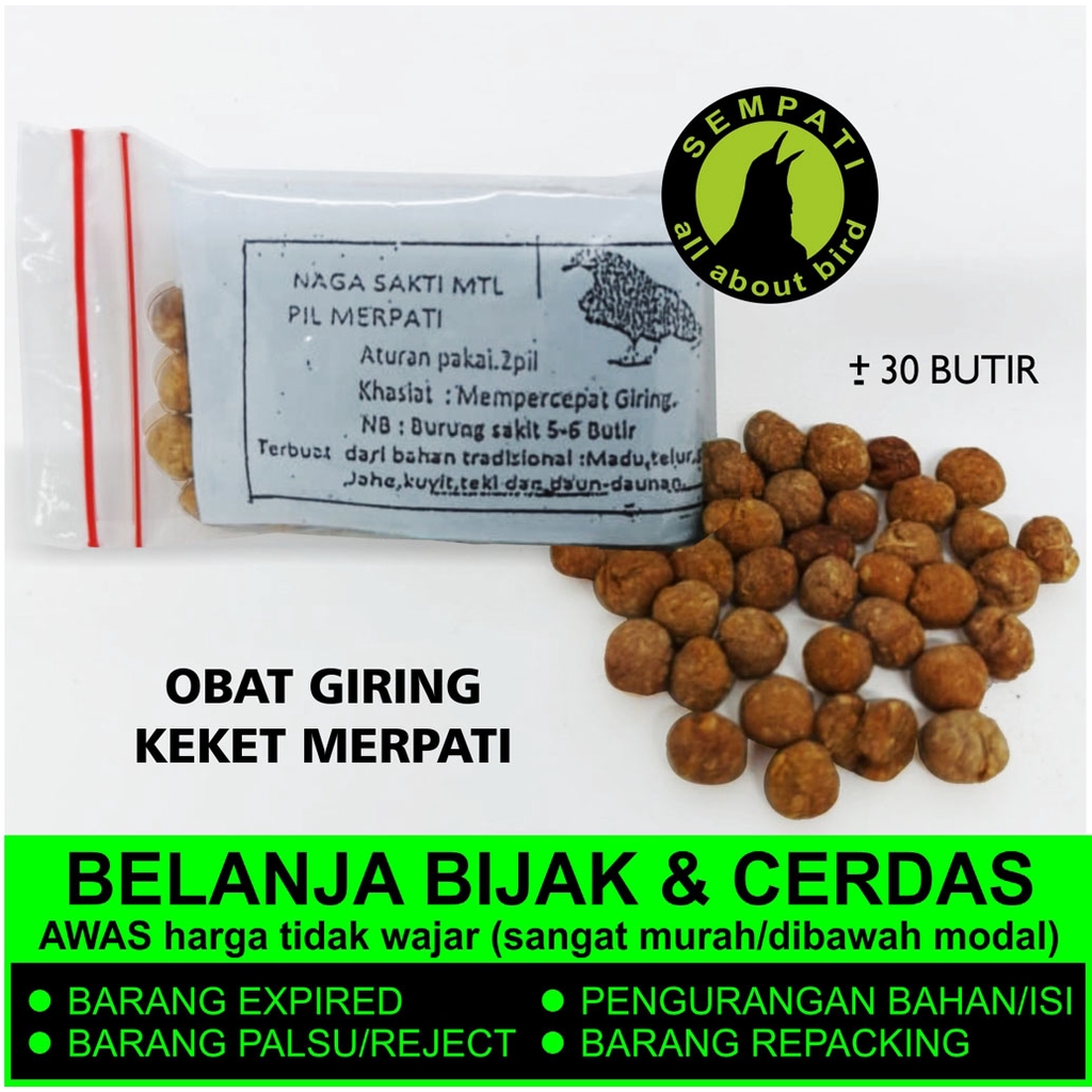 OBAT GIRING KEKET PIL BURUNG MERPATI DARA NAGA SAKTI JAMU