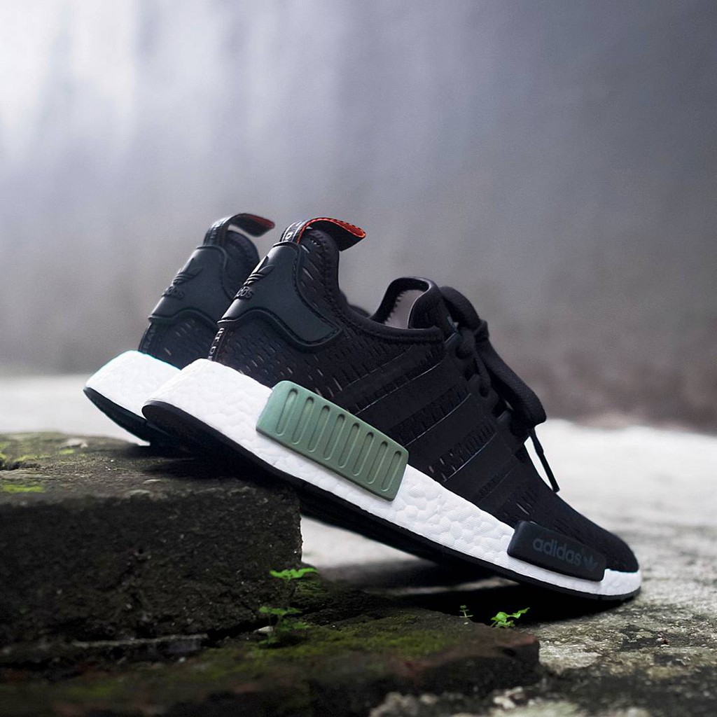 Adidas Originals NMD R1 "Footlocker Exclusive" Base Green/Core Black