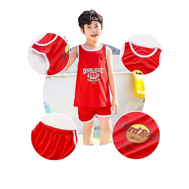 Cherry COD Baju Basket Anak Singlet / Baju Anak Laki Laki / Baju Anak Perempuan  SB02