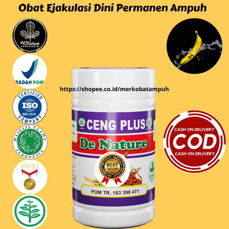 Obat ejakulasi dini de nature aman tanpa efek samping