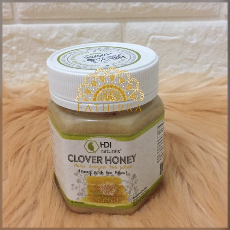 CLOVER HONEY HDI 250gr ( readystock) - free sendok madu
