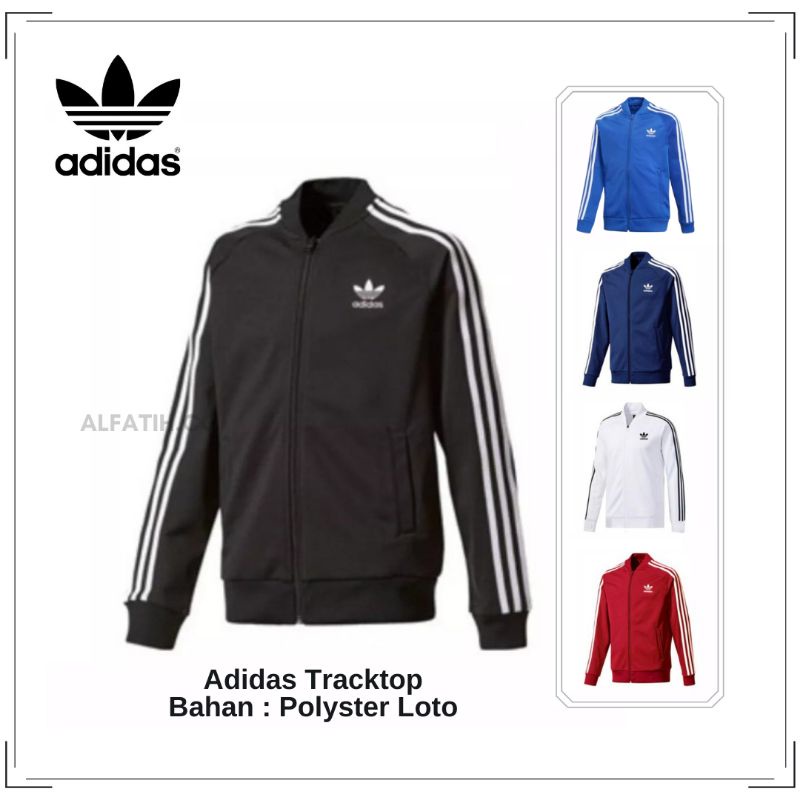 Jaket Tracktop Adidas Firebird Casual Polyster Hitam [Model Terbaru]