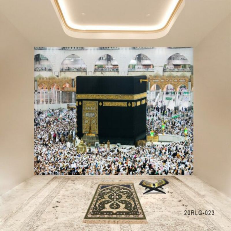 Wallpaper 3D Custom Islami Mihrab Masjid Baitullah Ka'bah-09