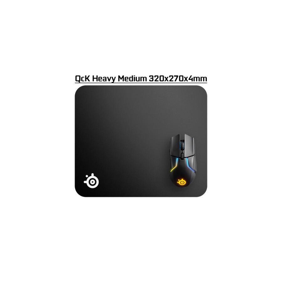 Mousepad Steelseries QcK Heavy Series 6MM - Medium - Large - XXL Size