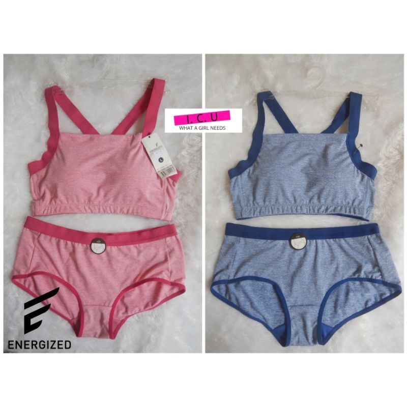Sport Set Pakaian Dalam Olahraga Wanita Activewear Original Energized by Pierre Cardin 701-100002 Si