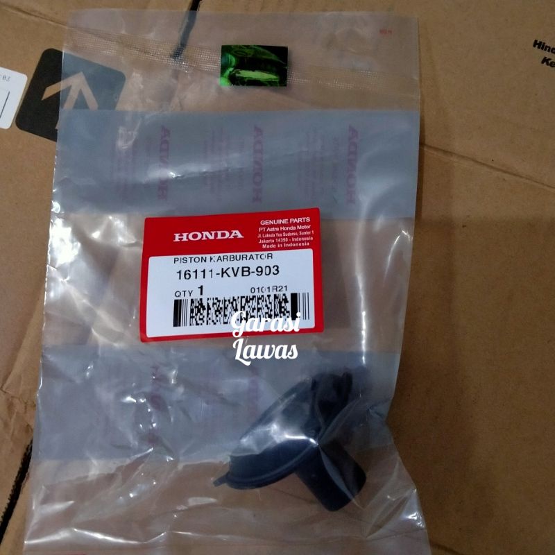 16111-KVB-903 Piston karburator original AHM Honda Vario karet vacum asli Honda beat karbu scoopy