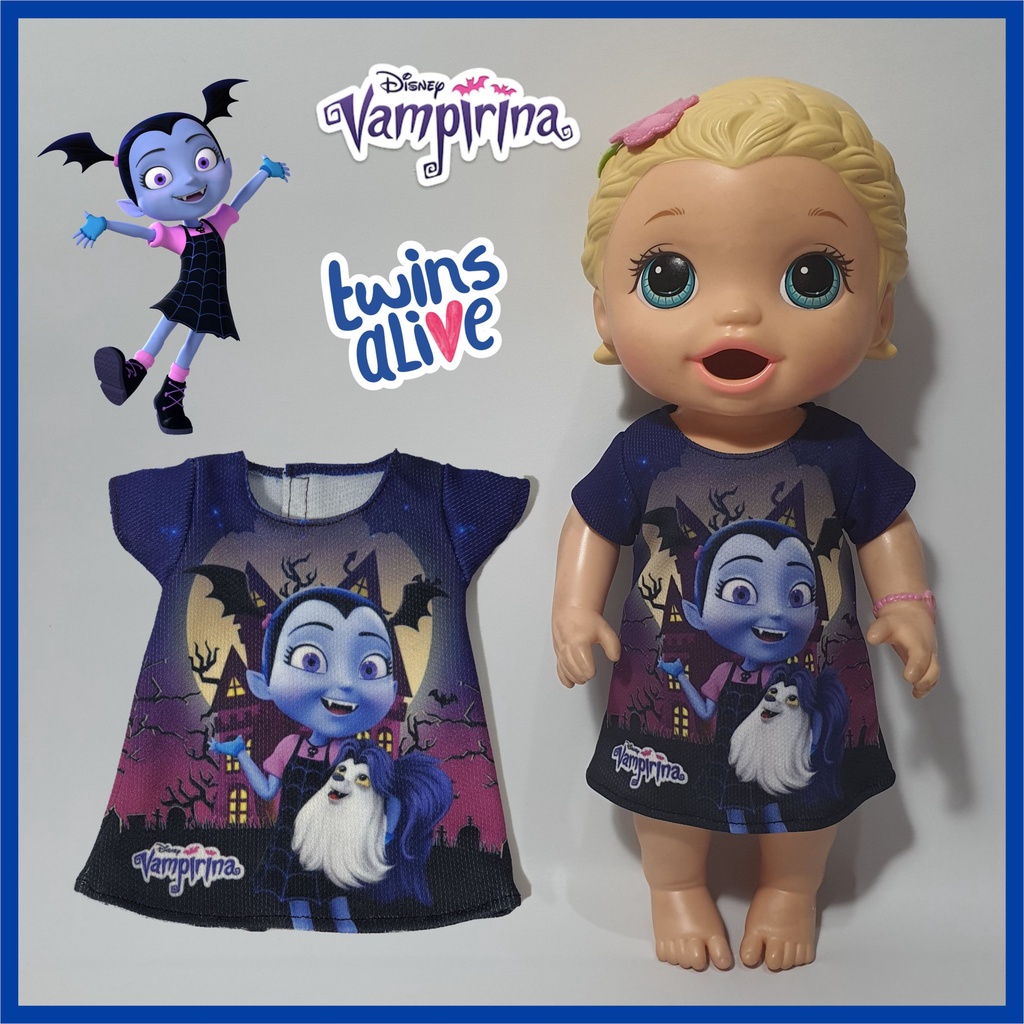 READY  Baju Boneka Baby Alive MellChan Animator Dress Vampirina Halloween