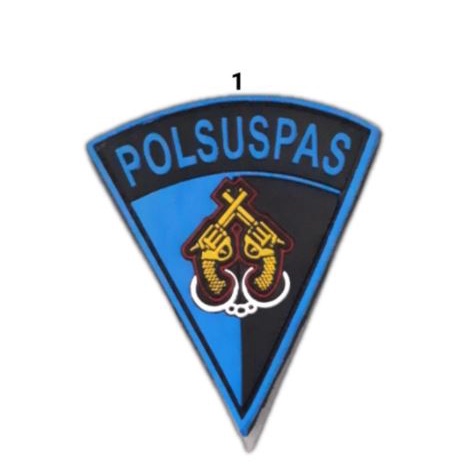 Patch Rubber Logo POLSUSPAS / Pengayoman / Emblem Logo Polsuspas