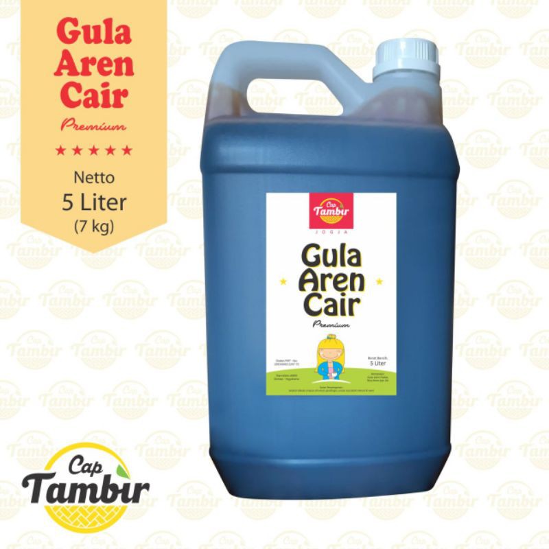 

Gula Aren Cair Asli 5 Liter (Nira Aren, Bukan Nira Kelapa) 100% Arenga Palm Sugar - Cap Tambir