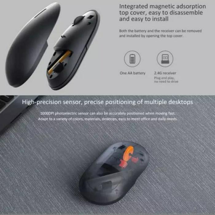 Xiaomi Mi Mouse Wireless 2 - 1000 DPI - 2.4 gHz