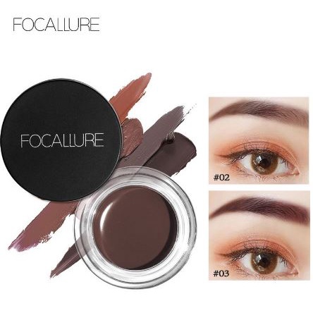 FOCALLURE Eyebrow Cream Gel waterproof Eyebrow Cream Pensil Alis Longlasting