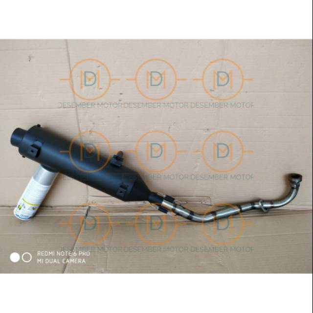 Knalpot Racing Model Bobokan Yamaha Xeon Lama / Knalpot Racing Xeon Karbu - Galvanis