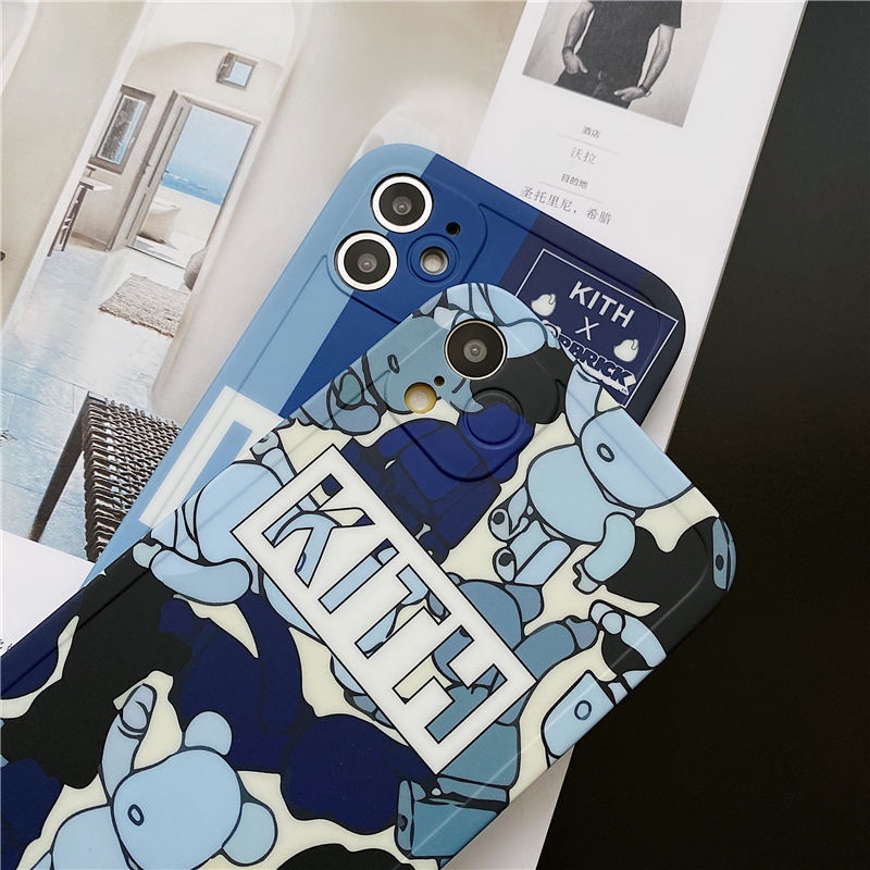 Soft Case Hp Gambar Kartun Beruang Untuk IPhone 12 / 13 / 11promax / X / Xs Max / Xr