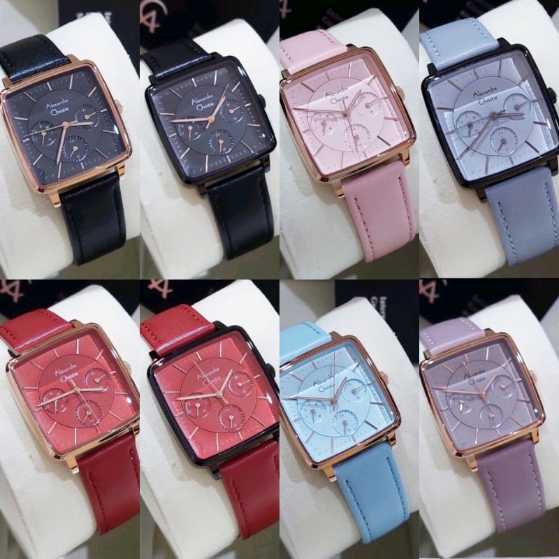 Jam Tangan Wanita Alexandre Christie Ac 5003 Original Include Box