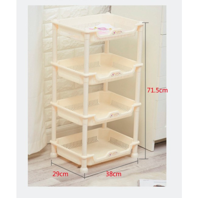 Adda Home - Rak Lemari Barang Rak Dapur Kamar Mandi Serbaguna Susun 71.5x29x38cm