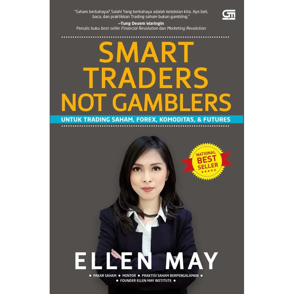 Buku Smart Traders Not Gamblers Ellen May Investasi Trading Saham