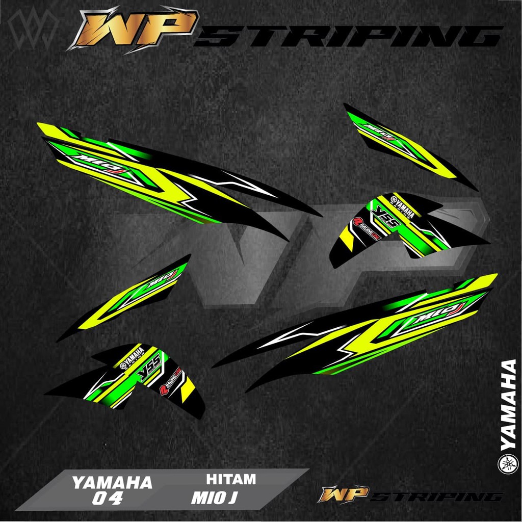 Stiker Striping MIO J/Sticker Variasi List Skotlet Motor Yamaha MIO J/ 04