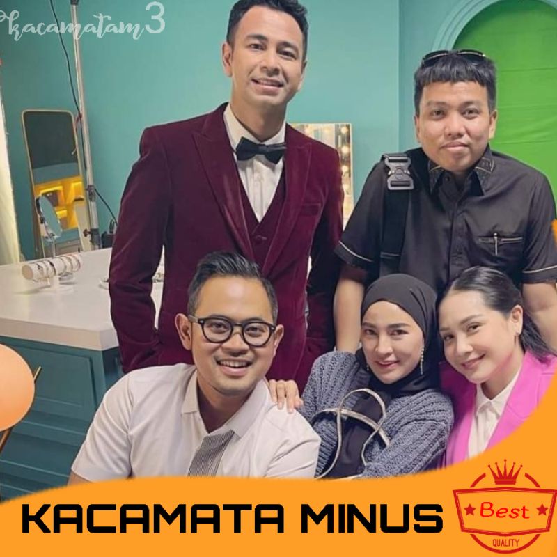 Crazy Rich-Kacamata minus gratis box lap dan cairan pembersih kacamata