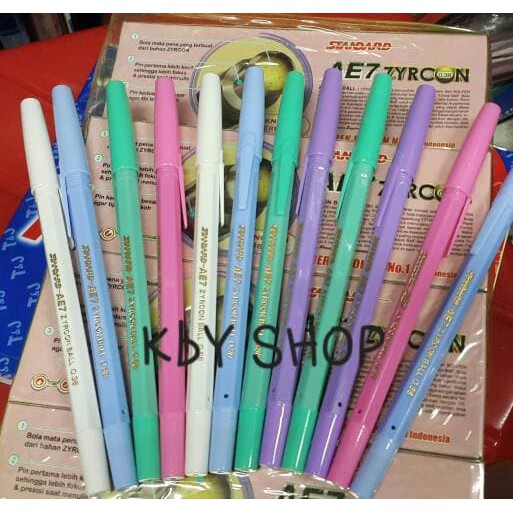 

NEW SALE 12PC PULPEN STANDARD AE7 ZYRCON BALL