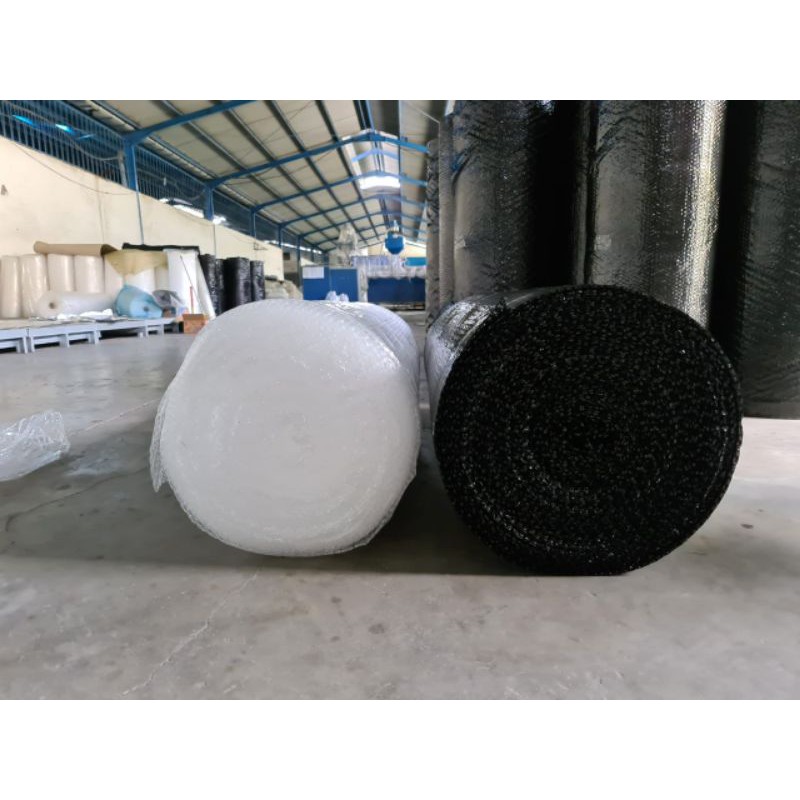 

bubblewrap rol putih hitam grosir 1.25m x 50m
