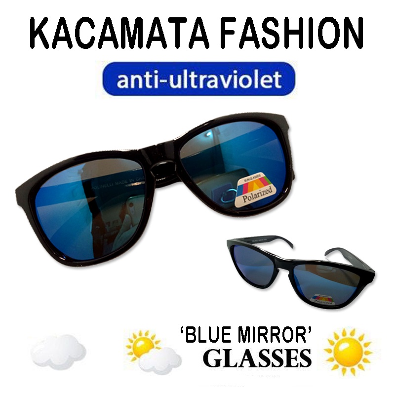 New! Kacamata Polarized Polarised Unisex Pria Wanita / Kaca mata Hitam Gaya Kacamata Fashion Korea