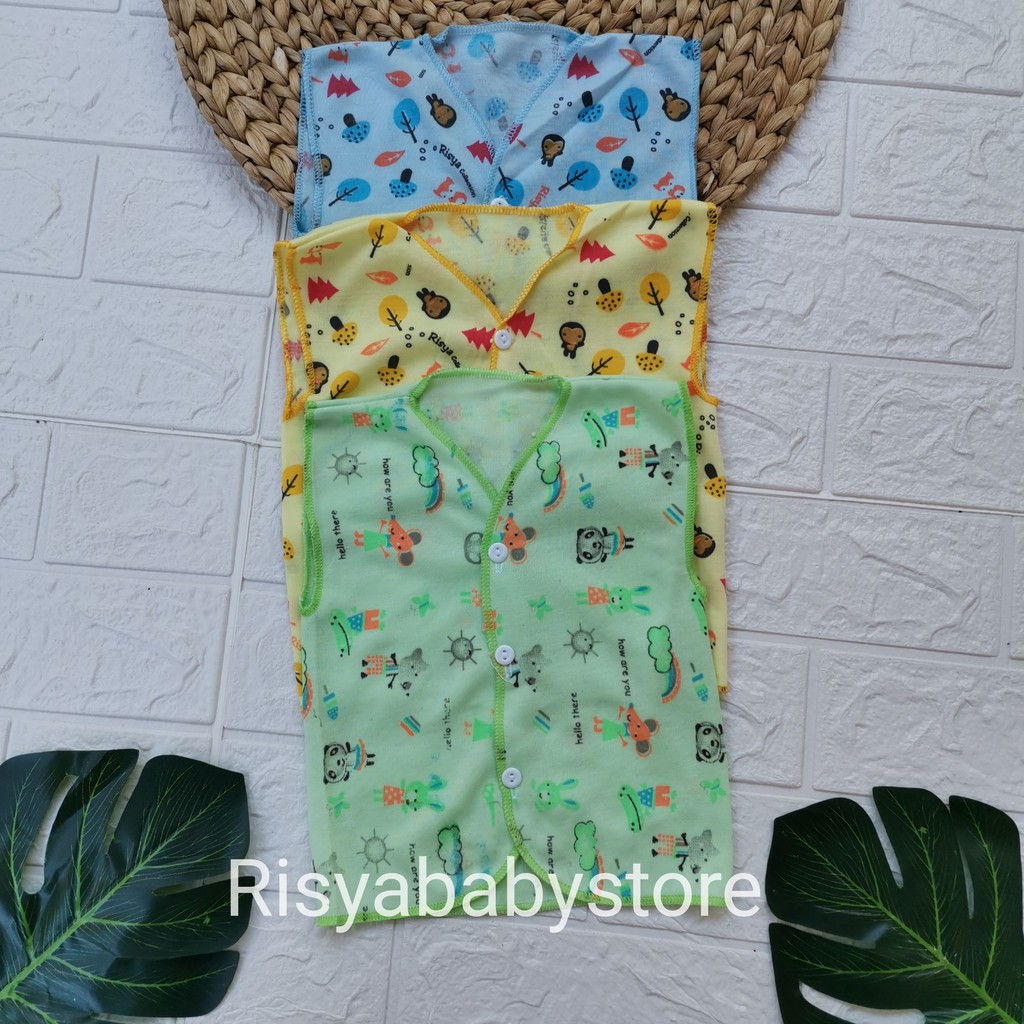 Baju kutung bayi baru lahir new born bahan katun warna | Risya collection