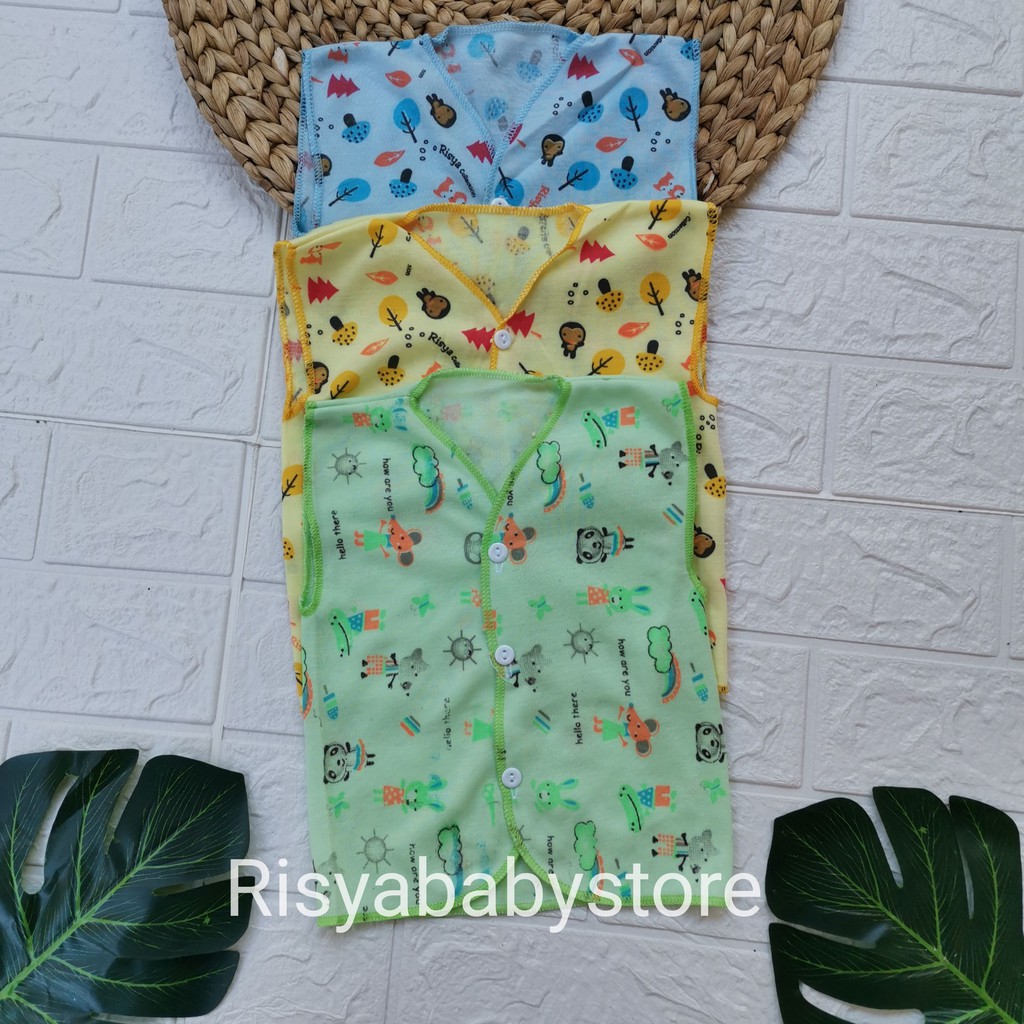 Baju kutung bayi baru lahir new born bahan katun warna | Risya collection