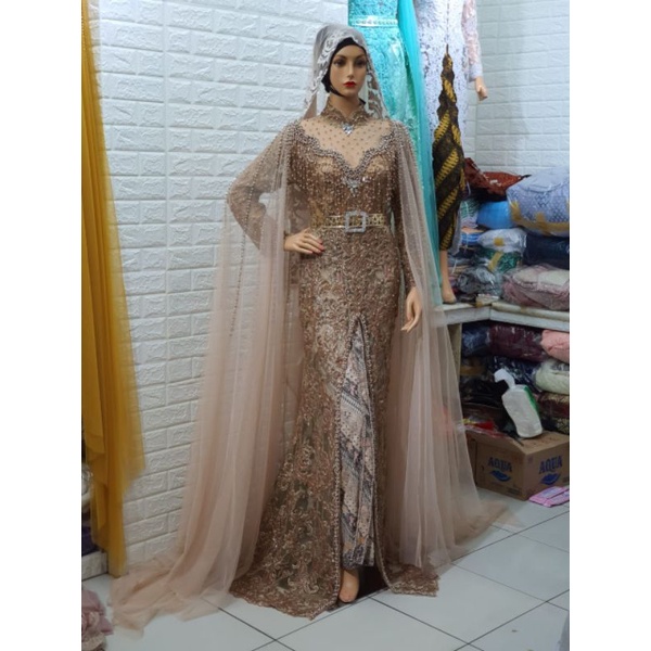 TERBARU KEBAYA AKAD  MEWAH FULL PAYET BEREKOR//KEBAYA AKAD MODREN/EBAYA PESTA BEST SELER