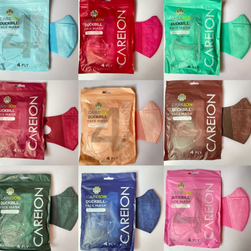 Duckbill Careion Pack Warna | Careion Duckbill Face Mask isi 10