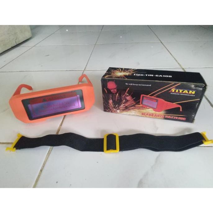 Kacamata Las Otomatis Gelap Titan