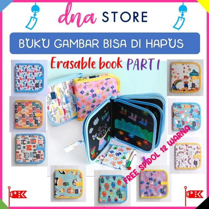 

(COD) Buku Gambar Portable Ajaib Bisa Dihapus / Erasable book