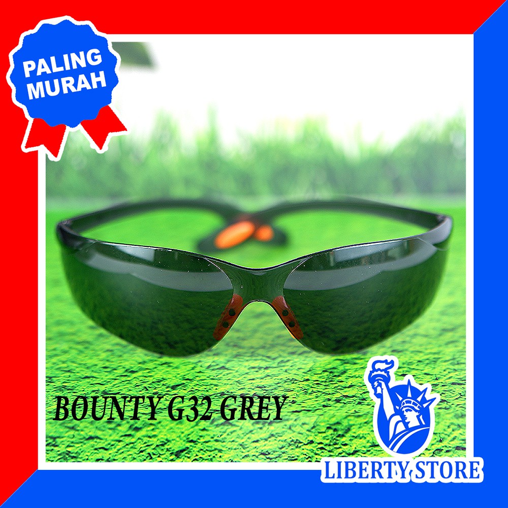 Kacamata LAS Hitam BOUNTY G32 GREY