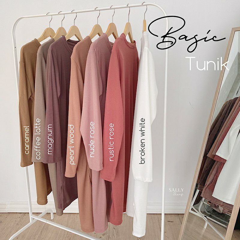 Tunik Basic knit waffle