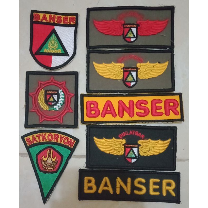bordir timbul banser