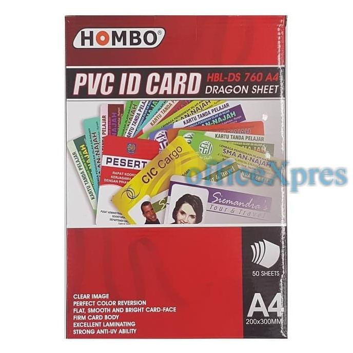 

KERTAS PVC BAHAN ID CARD INSTAN A4 / KERTAS PVC ID CARD DRAGON SHEET