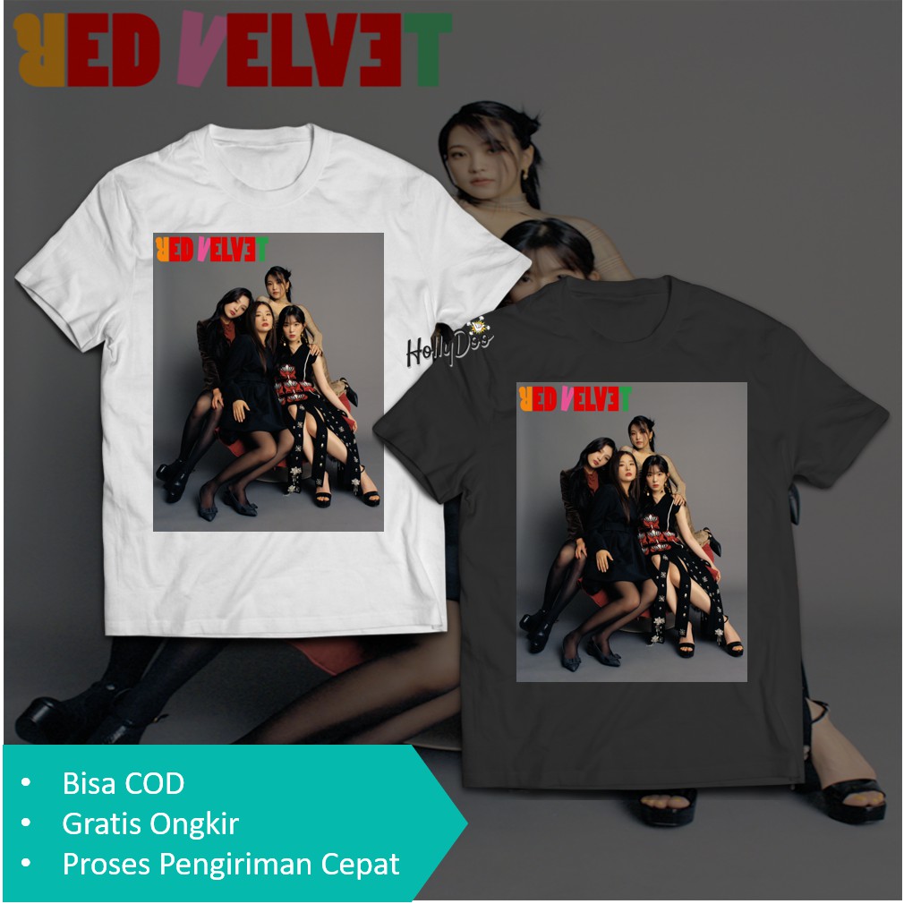 Red Velvet T-Shirt Kaos ReVeluv Irene Seulgi Wendy Joy Yeri Oersized