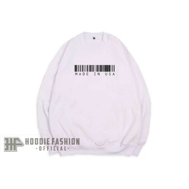 Sweater Jaket Crewneck Made In Usa Distro Bandung ORIGINAL Bahan Cotton Flecce Sedia Big Size Jaket 