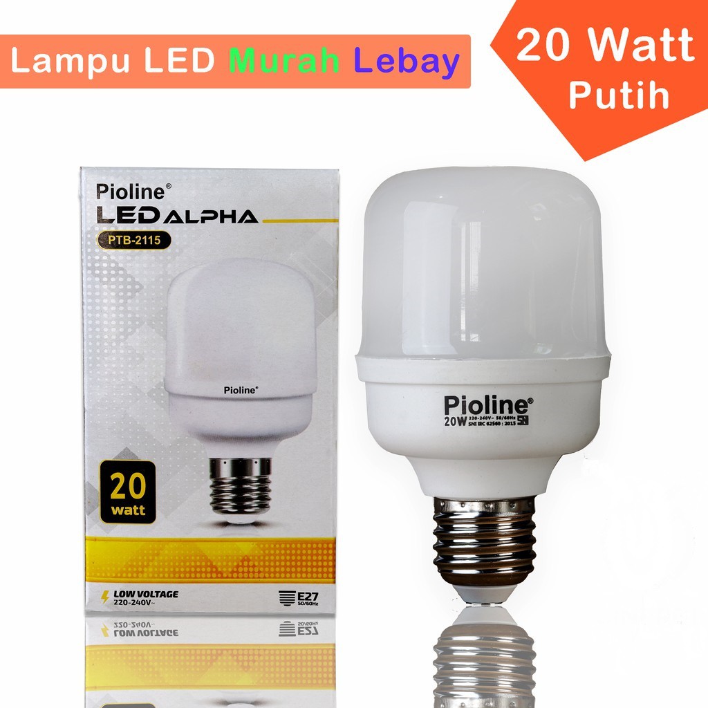 Pioline Lampu LED tabung 20W - Putih