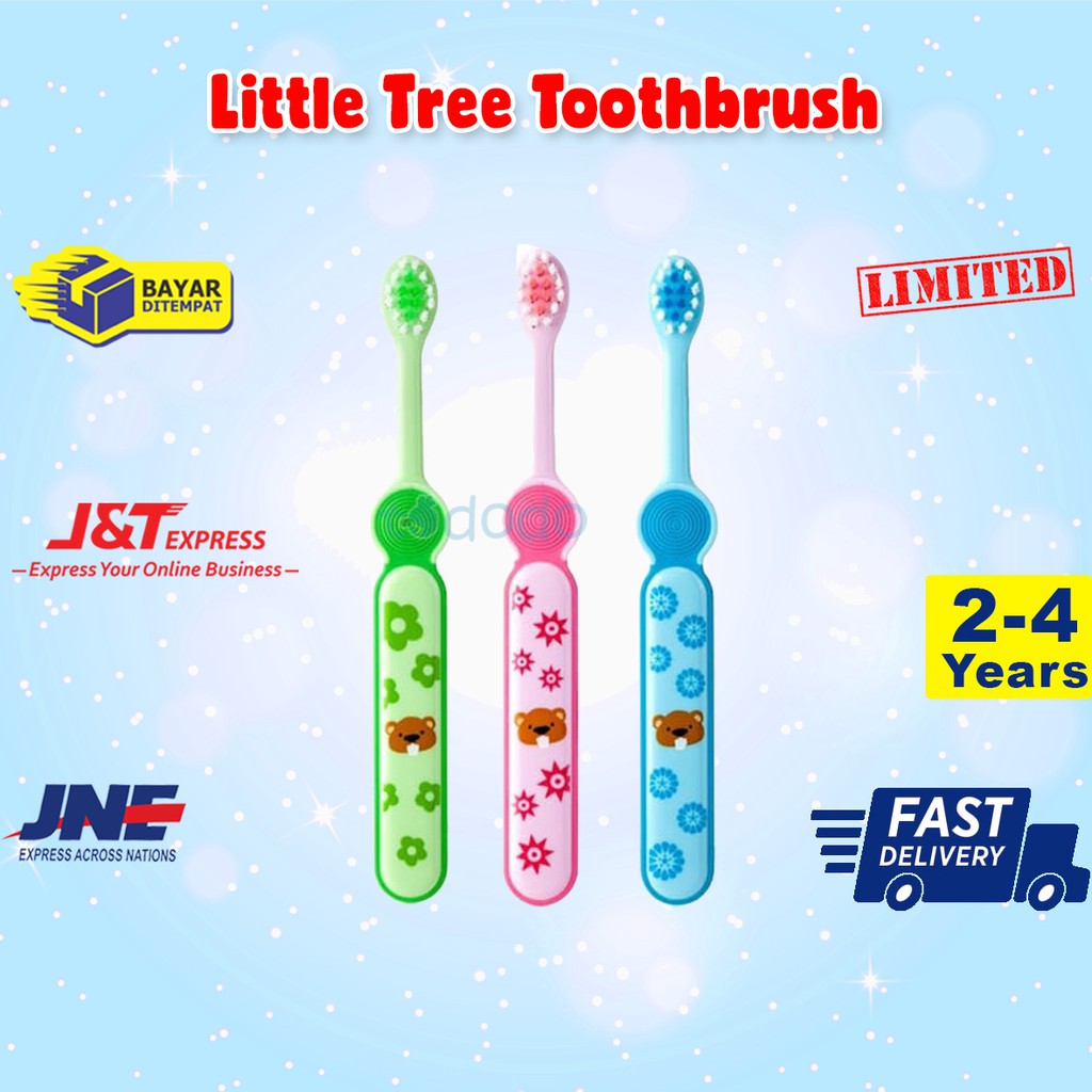 Little Tree Toothbrush/Sikat Gigi Anak Bayi Balita 2-4 Tahun