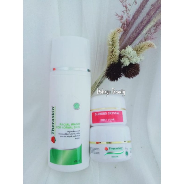 THERASKIN PAKET HEMAT NORMAL GLOWING CRYSTAL