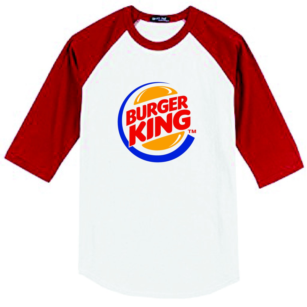 KAOS T-SHIRT RAGLAN BURGER KING