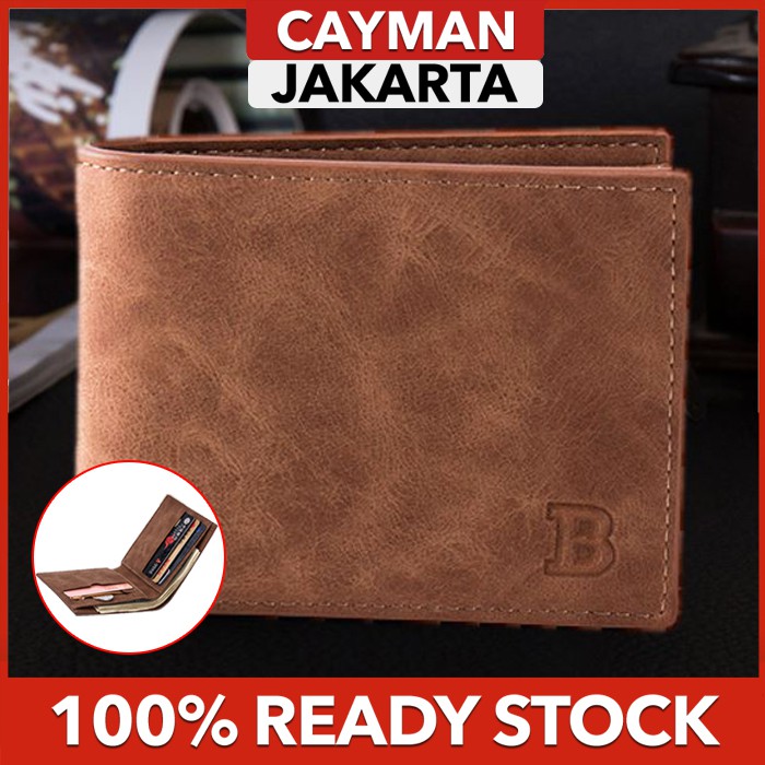 Cayman  Baborry Dompet Pria Impor Premium Kulit Mens Slim 