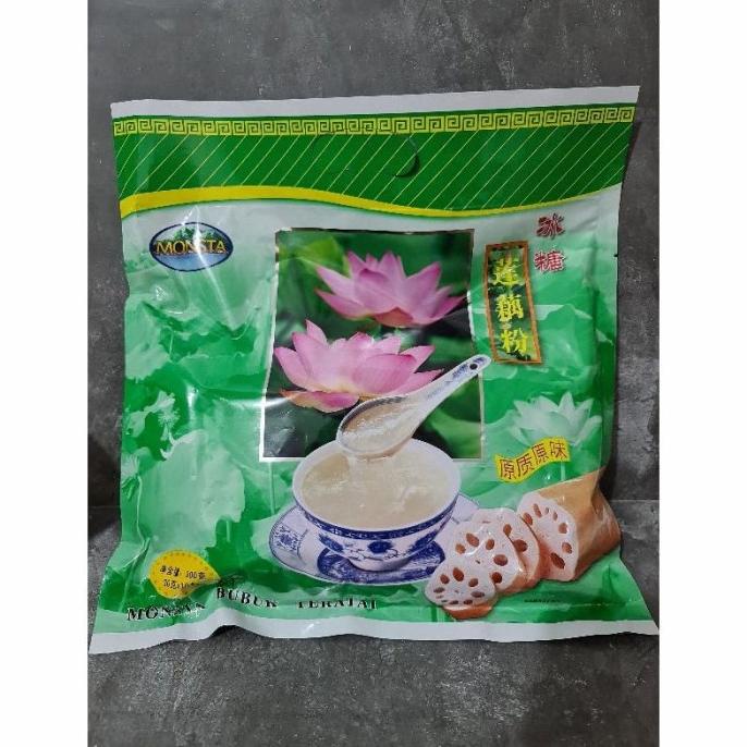 

BAYAR DITEMPAT Monsta Minuman Serbuk Bubuk Tepung Pati Akar Teratai instan 300 gram
