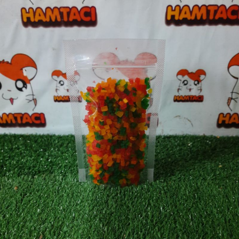 FRUIT BITE/DREIED FRUIT CAMILAN HAMSTER/GERBIL/LANDAK/PENGERAT/SG