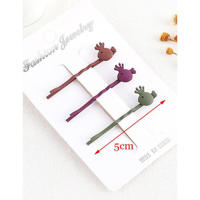 LRC Jepit Rambut Fashion Random Color Small Butterfly Hairpin Y61422