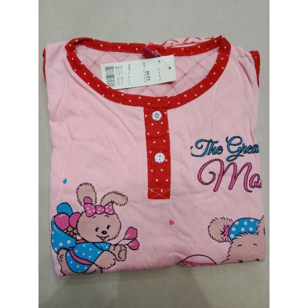 BAJU TIDUR YUKENSI DEWASA / STELAN TIDUR SINGLET / BAJU TIDUR KAOS / BAJU TIDUR BIO PREMIUM