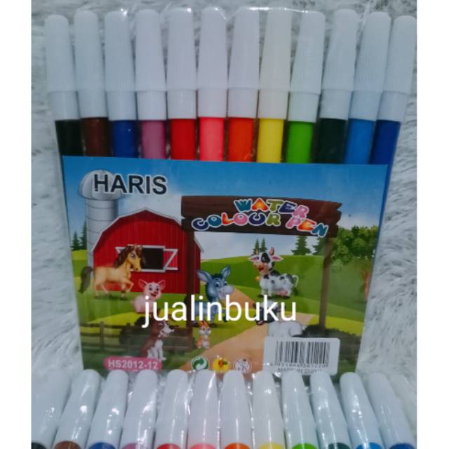 

Spidol 12 Warna Murah Water Colour Pen