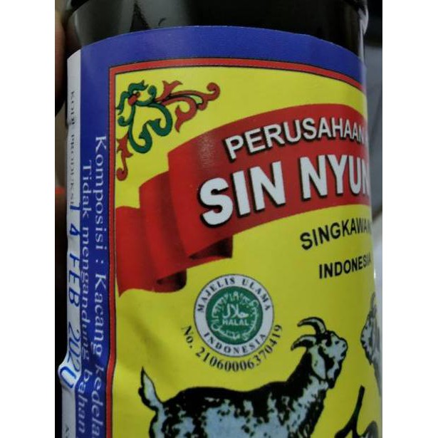 

《diskonlagi》 Kecap asin botol plastik kambing dua singkawang Kalimantan isi 620ml