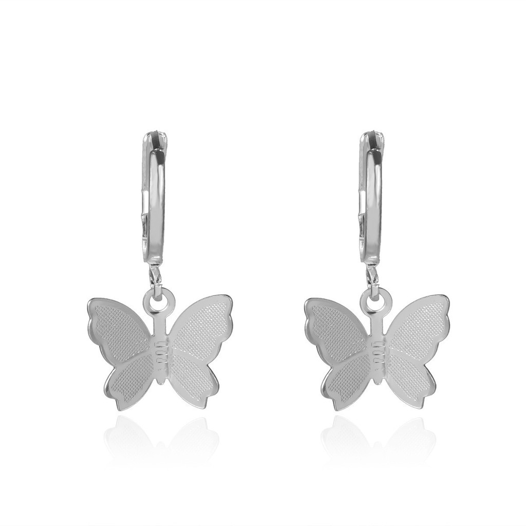 Kalung Rantai Wanita Liontin FIVE BUTTERFLY Gaya Korea Fashion Women Necklace Titanium Alloy